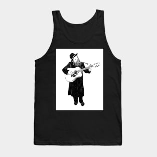 Orthodox jew playing guitar Tank Top